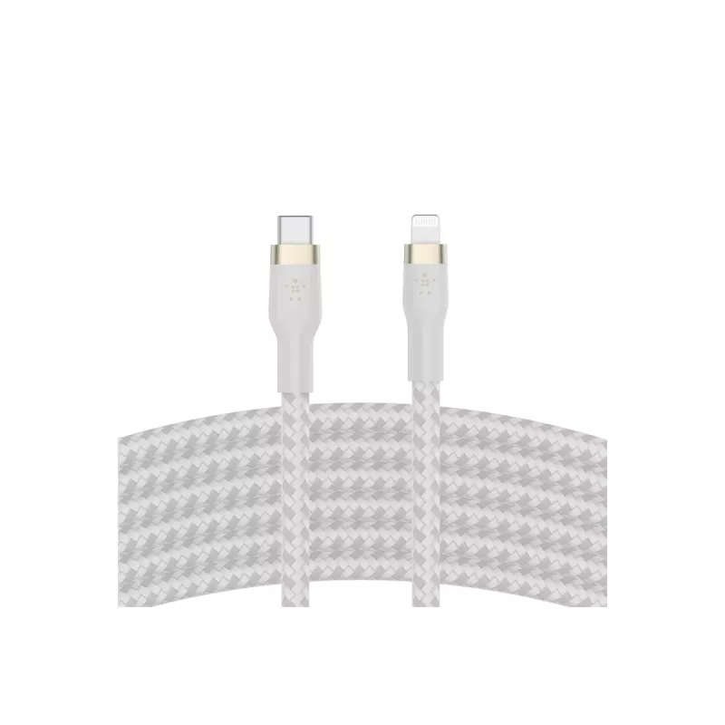 Belkin CAA011BT3MWH Lightning laidas 3 m Baltas
