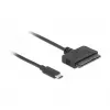 DeLOCK 63803 USB Type-C – 22 kontaktų SATA 6 Gb/s keitiklis 2,5 colio SSD / HDD diskams, ASM235CM, 0,5 m