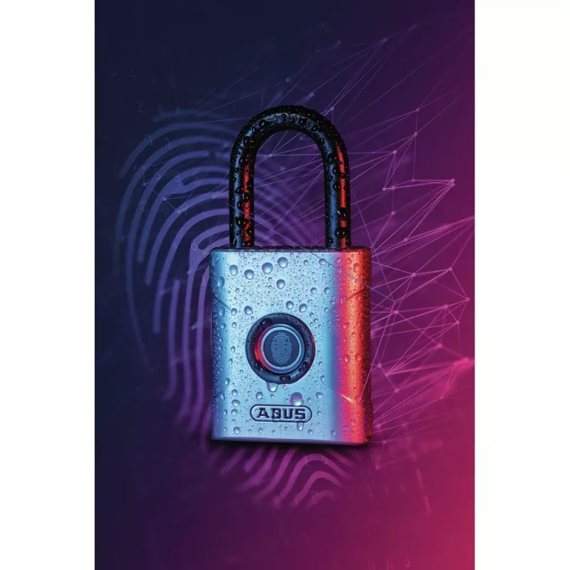 Įprastas spynos ABUS 62581 biometriniu piršto atspaudu 5 cm
