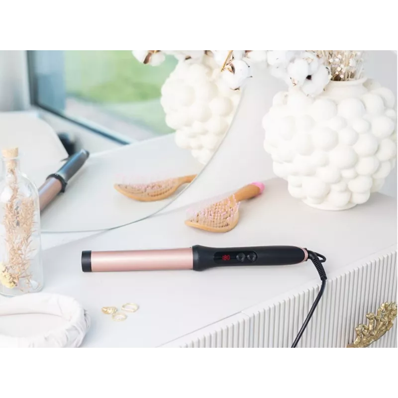 Garbanojimo žnyplės LAFE Sleek & Shine Curler 25 mm LAFLKA47571 – 25 mm statinė, elektrinės garbanojimo žnyplės
