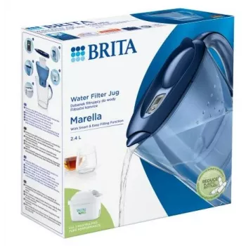 Vandens filtro ąsotis BRITA Marella Maxtra Pro 2,4 L, mėlynas, su keičiama kasetė Maxtra Pro