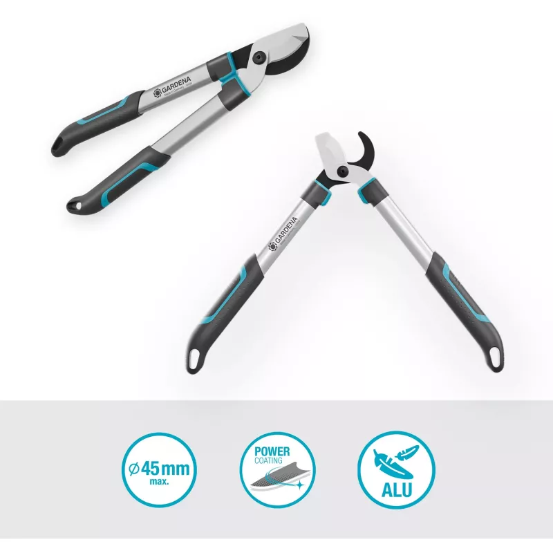 Gardena genėjimo žirklės EasyCut S pilkai/turquoise 50cm (12030-88)