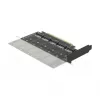 DeLOCK PCI Express x16 kortelė su 5 vidiniais M.2 Key B / SATA lizdais
