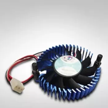 Inter-Tech V-31G šaldytuvas mikroschemų rinkiniui 5 cm juodas - mėlynas (88885142)