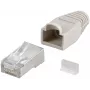 RJ45 kištukas Goobay CAT 5e STP ekranuotas su įtempimo mažinimo gaubtu