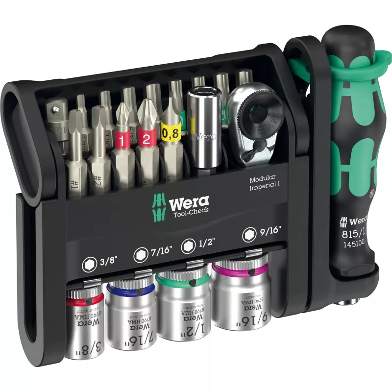 Wera 05049025001 Įrankių rinkinys 50 dalių Black Metallic
