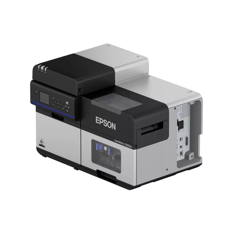 Epson ColorWorks C8000e (BK) spausdintuvas etiketėms rašalinis spalvotas 600 x 1200 DPI 300 mm/s laidinis ir belaidis Ethernet LAN