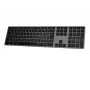 Belaidė klaviatūra Matias FK418BTLB-UK – aliumininė, su foniniu apšvietimu, Space Gray