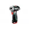 Metabo PowerMaxx BS BL Q gręžtuvas su pistoline rankena, 12 V, 2 Ah, 1500 aps./min., 900 g