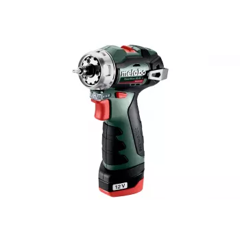 Metabo PowerMaxx BS BL Q gręžtuvas su pistoline rankena, 12 V, 2 Ah, 1500 aps./min., 900 g