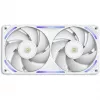 NZXT F280X RF-U28PN-W1 RGB 280 mm kompiuterio korpuso ventiliatorius, 140 mm, 2400 aps./min., 41 dB, baltos spalvos