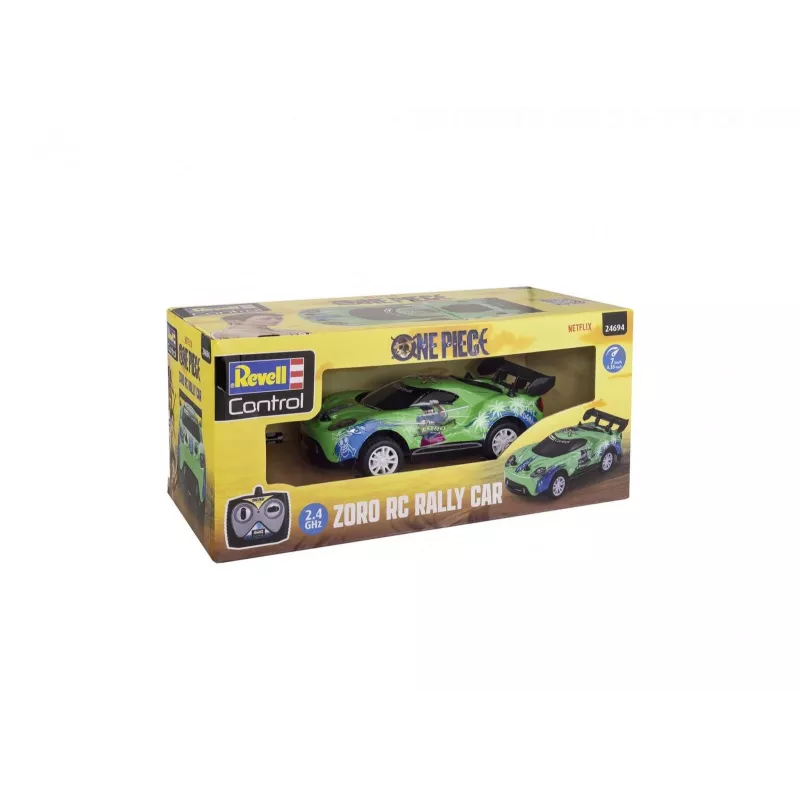 REVELL One Piece Zoro RC ralio automobilis – nuotoliniu valdymu valdomas modelis kolekcininkams