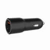 Automobilinis įkroviklis Gembird TA-UC-AC2PDQC38-CAR-01, USB-C, 38 W, 12–24 V, juodas