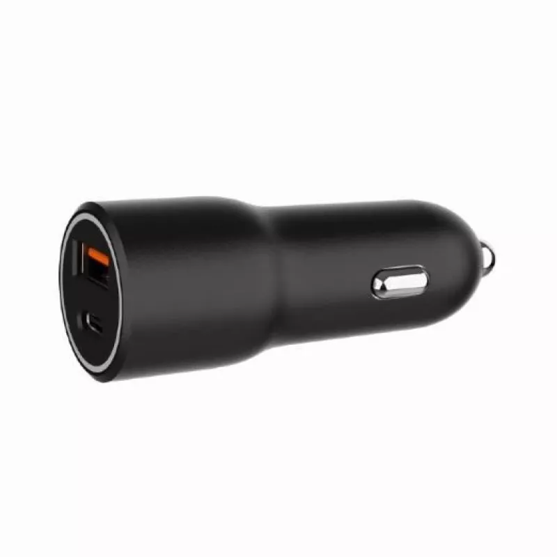 Automobilinis įkroviklis Gembird TA-UC-AC2PDQC38-CAR-01, USB-C, 38 W, 12–24 V, juodas