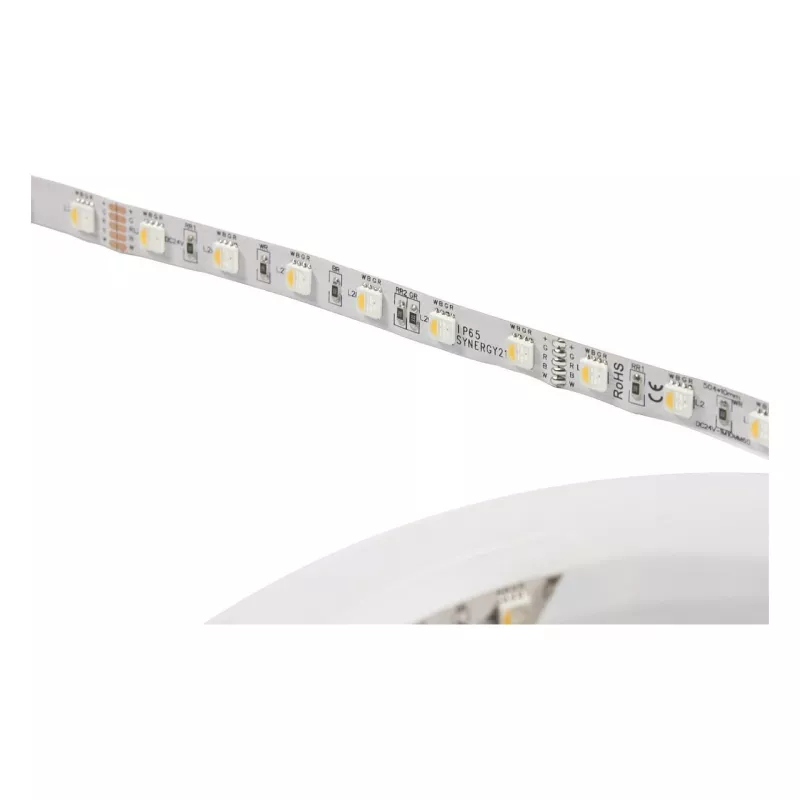 Synergy 21 LED Flex Strip 5050 - 60 RGB DC24V + RGB-W vieno lusto šilta balta IP68