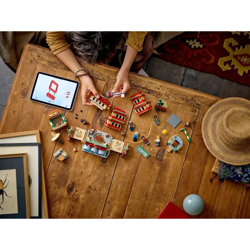 LEGO One Piece Arlong Park 75638 – 926 dalių, 5 minifigūrėlių, rekomenduojamas amžius 9+, detalus rinkinys