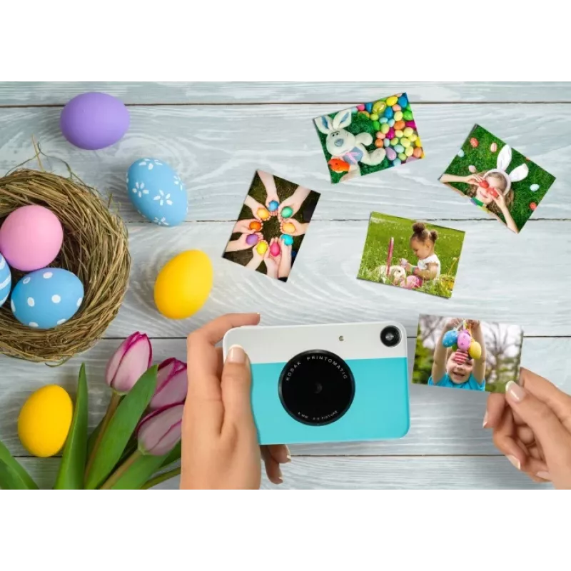 Kodak PRINTOMATIC momentinė spausdinimo kamera, mėlyna, 2x3 col.