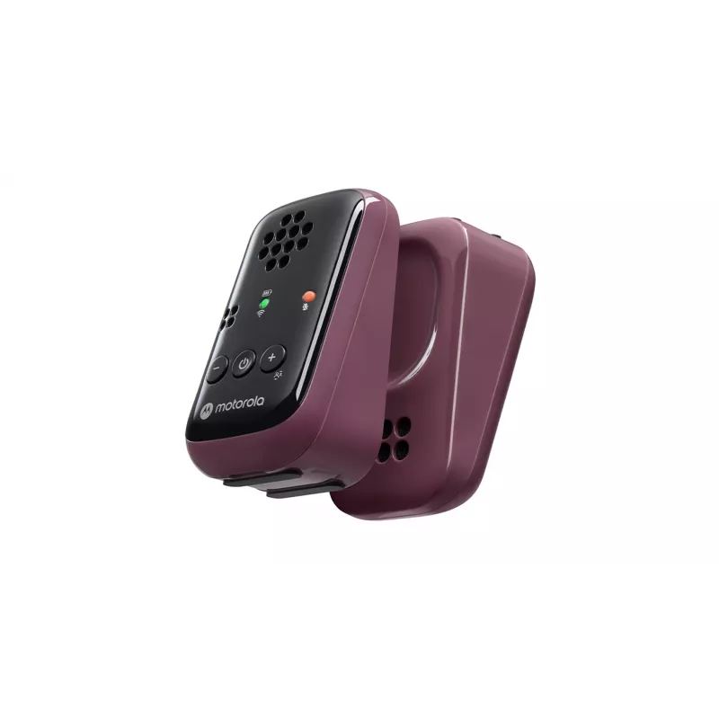 Motorola PIP12 belaidis garso kūdikio monitorius, bordo spalvos
