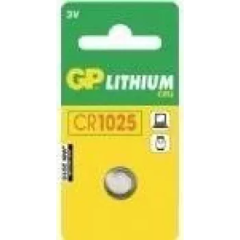 GP CR1025 ličio jonų monetinė baterija 30 mAh kameroms