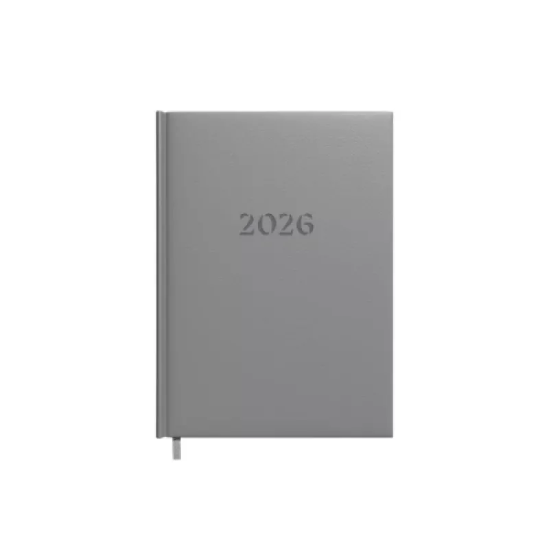 Planavimo sąsiuvinis-kalendorius 2026 A5 pilkas