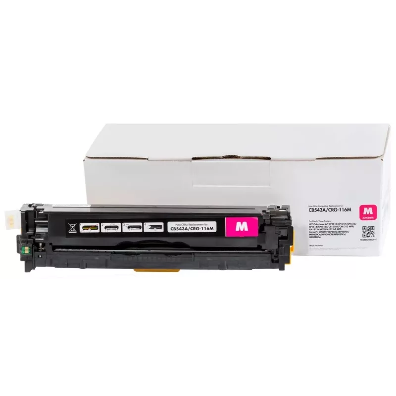 Suderinamas Static-Control kasetė Hewlett-Packard CB543A/CE323A/CF213A/ Canon CRG716, Magenta, 1800 p.