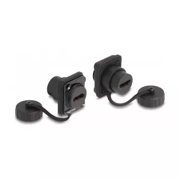 DeLOCK D tipo modulis HDMI-A lizdas į HDMI-A lizdą IP67 vandeniui atsparus