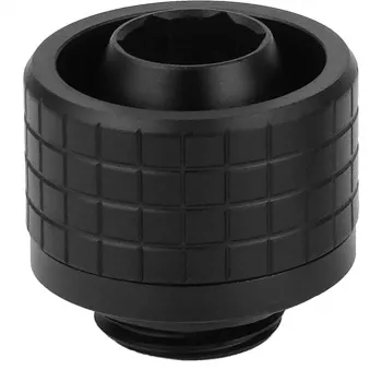 Thermal Grizzly DeltaMate Fitting ST16 jungtis, juoda – tvirtinimo adapteris ST16 lizdams