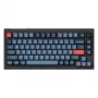 Keychron V1 Max belaidė mechaninė klaviatūra Universal USB RF Bluetooth Juoda Pilka 75%