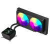 Gamemax GLACIER 240 LCD BK skysčio aušintuvas procesoriui | Intel, AMD