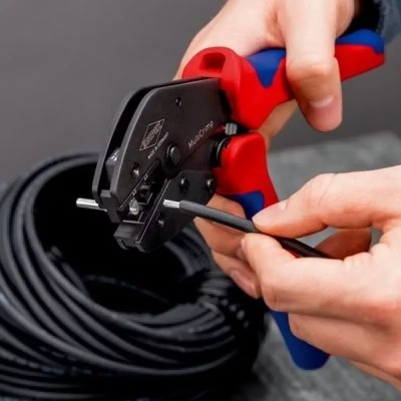 Crimping įrankis Knipex 97 33 03 MultiCrimp PV jungtims MC4 ir MC4 EVO2