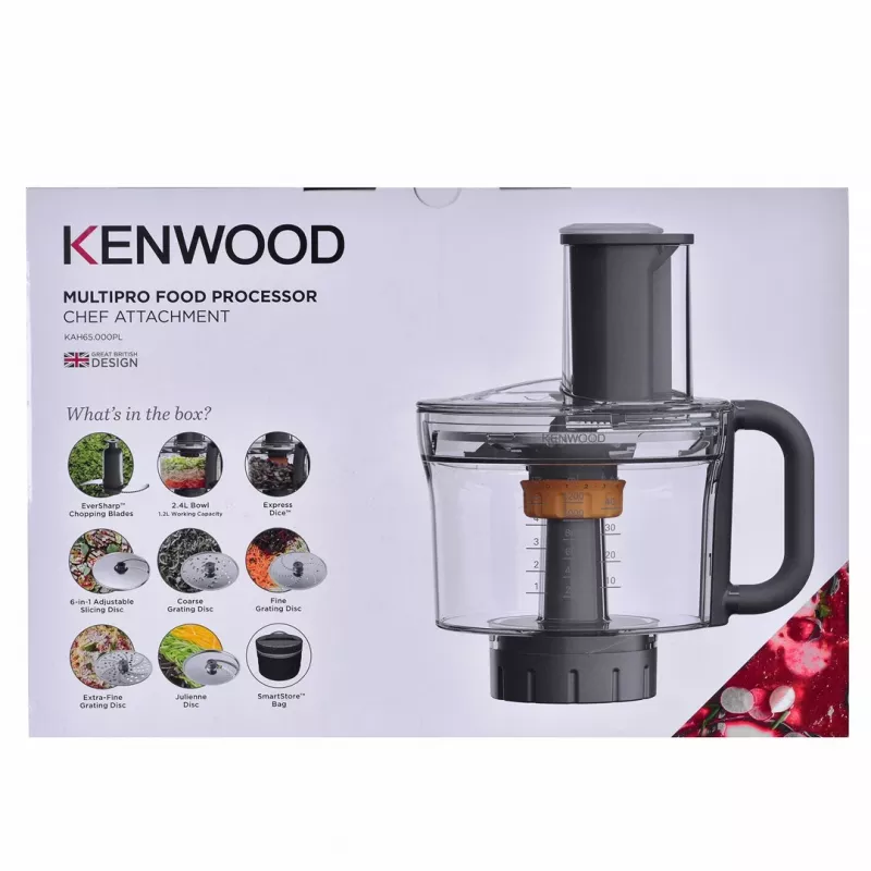 Blenderio priedas Kenwood KAH65.000PL — 1,2 l dubuo, juodas permatomas