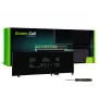 Akumuliatorius Green Cell DE102V3, skirtas DELL Latitude E5250 E5450 E5550, 7.6V 6200mAh LiPo, juodas