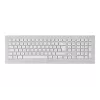 CHERRY DW 8000 belaidis rinkinys (klaviatūra + pelė) RF, QWERTZ vokiškas išdėstymas, sidabrinė, balta