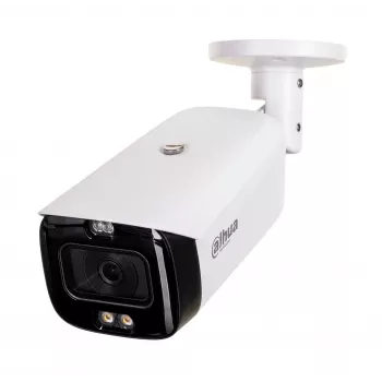 Dahua Technology WizSense IPC-HFW3849T1-AS-PV 8MP kulkos formos IP lauko stebėjimo kamera su aktyviu atgrasymu