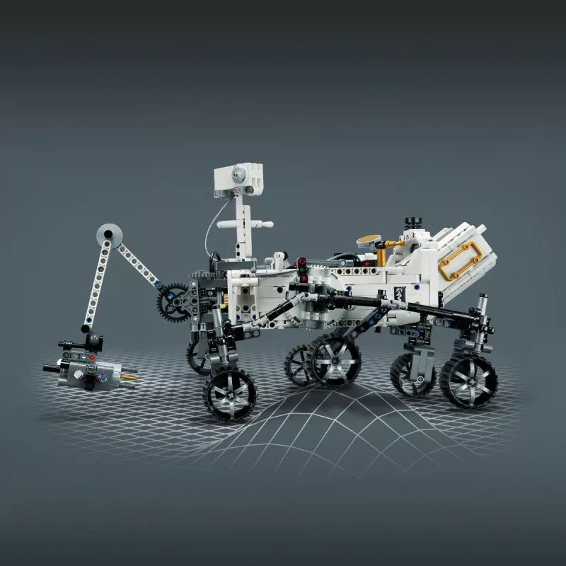 LEGO Technic NASA Mars Rover Perseverance Kosmoso Rinkinys su AR programėlės patirtimi, Mokslinių atradimų rinkinys, Mokykitės apie transporto priemonių inžineriją, Konstrukcinis žaislas