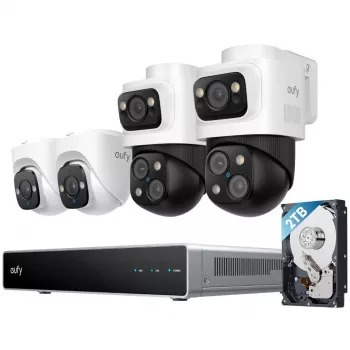 EUFY NVR Security System S4 Bullet-PTZ+ Turret Cam (E8E00325)