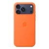Apple iPhone 17 Pro Max Silikoninis Dėklas su MagSafe Oranžinis