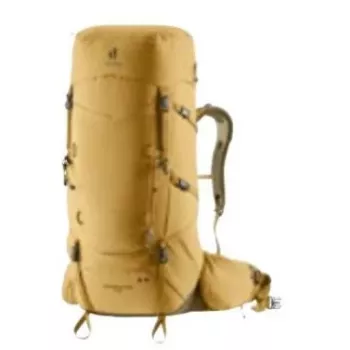 Kuprinė DEUTER Aircontact Core 60+10 — 60 L (išplečiama +10 L), 2,1 kg, unisex, geltona