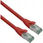 Helos komutacinis kabelis 363756, RJ-45 – RJ-45, Cat.6a S/FTP (Cat.7 neapdorotas kabelis), 0,5 m, raudonas