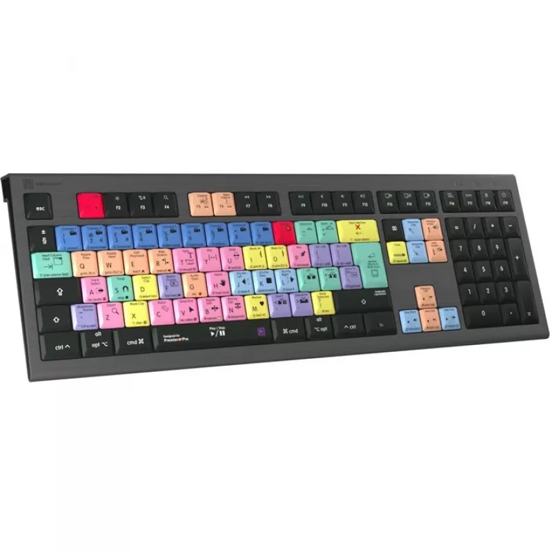 Logickeyboard LKB-PPROCC-A2M-UK klaviatūra USB QWERTY anglų juoda (LKB-PPROCC-A2M-UK)