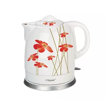 Feel-Maestro MR-066-RED FLOWERS elektrinis virdulys 1,5 L 1200 W Raudona, Balta