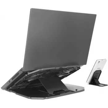 Nešiojamojo kompiuterio stovas Lenovo 4XF1A19885 Juodas Reguliuojamas aukštis 0-190 mm