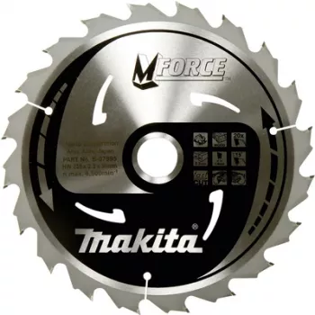 Makita M-Force pjovimo diskas medienai 165 mm 24 dantys (B-32007)