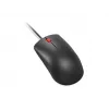 Laidinė USB-A pelė Lenovo 120 – juoda, ambidekstrinė, 1600 DPI, 3 mygtukai, 1,5 m kabelis