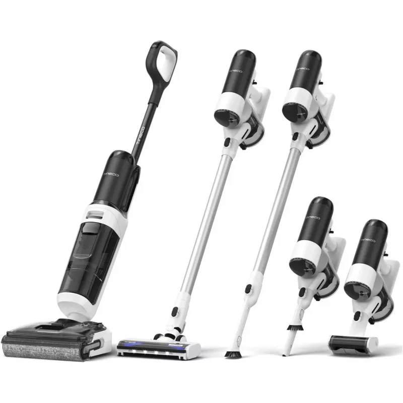 Grindų valiklis Tineco Floor One Switch S6 Stretch Plus White – šlapias-sausas belaidis kietų grindų valiklis