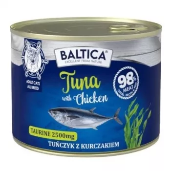 BALTICA Excellent Tuna with chicken - šlapias kačių ėdalas - 185g