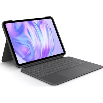 Klaviatūros dėklas Logitech Combo Touch QWERTZ vokiškas Smart Connector Graphite, skirtas iPad Pro 11 inch (M4)