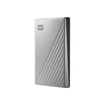 WD My Passport Ultra for Mac WDBKYJ0020BSL - Išorinis kietasis diskas - užšifruotas - 2 TB - nešiojamas - USB 3.0 (USB-C jungtis) - 256 bitų AES - sidabrinis