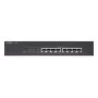 LANCOM GS-1208P, nevaldomas gigabitinio Ethernet komutatorius su PoE, 8 prievadai, 1U montavimui į stelažą