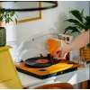 Patefono grotuvas Adler AD 1914 analoginis bėginės pavaros su USB, keramine plokštele, DC varikliu, 33 1/3 aps./min., Bluetooth 5.4, RCA išėjimais, įmontuotais garsiakalbiais